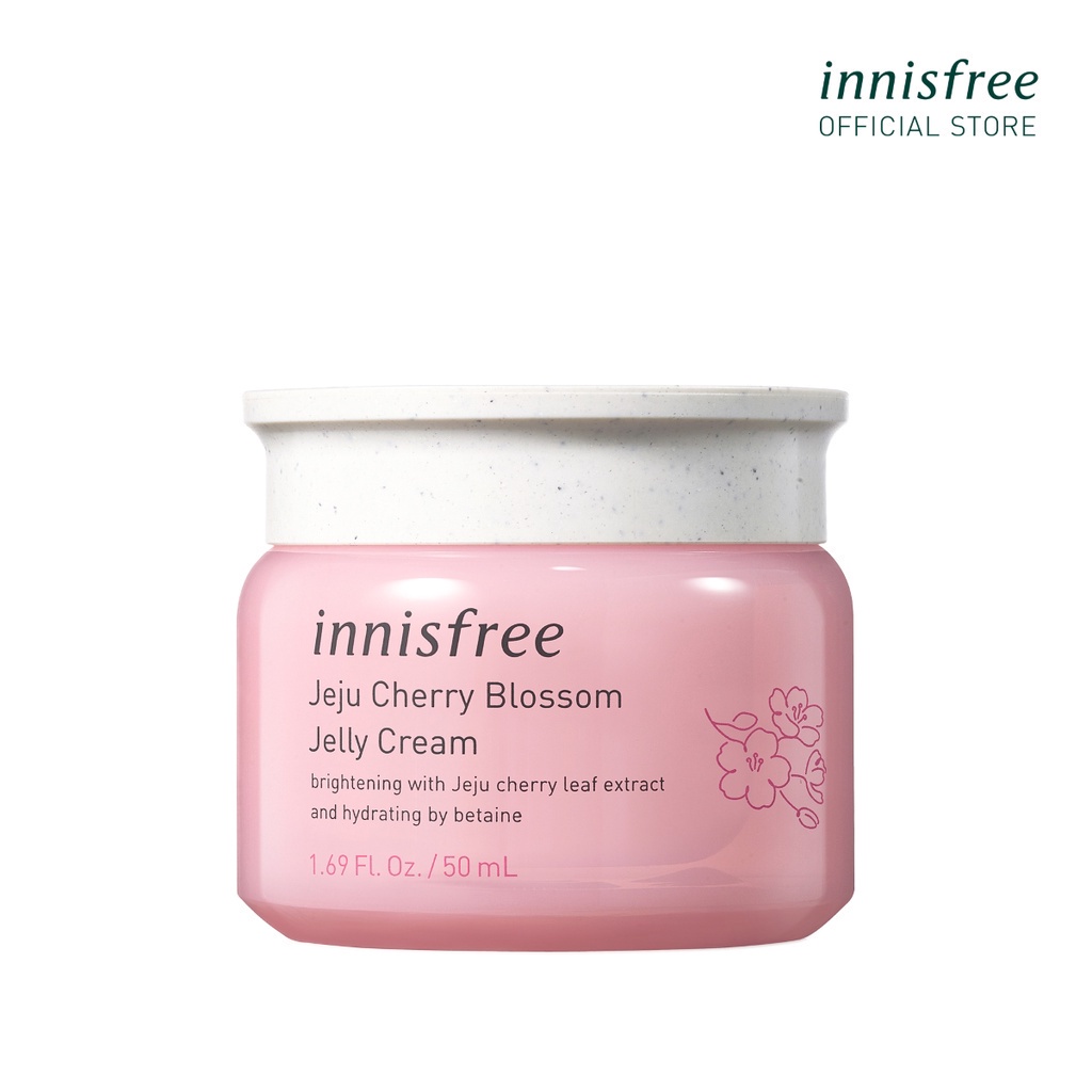 (Quà tặng không bán) Gel dưỡng ẩm sáng da innisfree Jeju Cherry Blossom Jelly Cream 50 mL