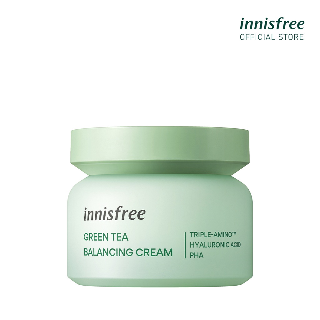 Kem dưỡng cân bằng độ ẩm innisfree Green Tea Balancing Cream Ex 50ml