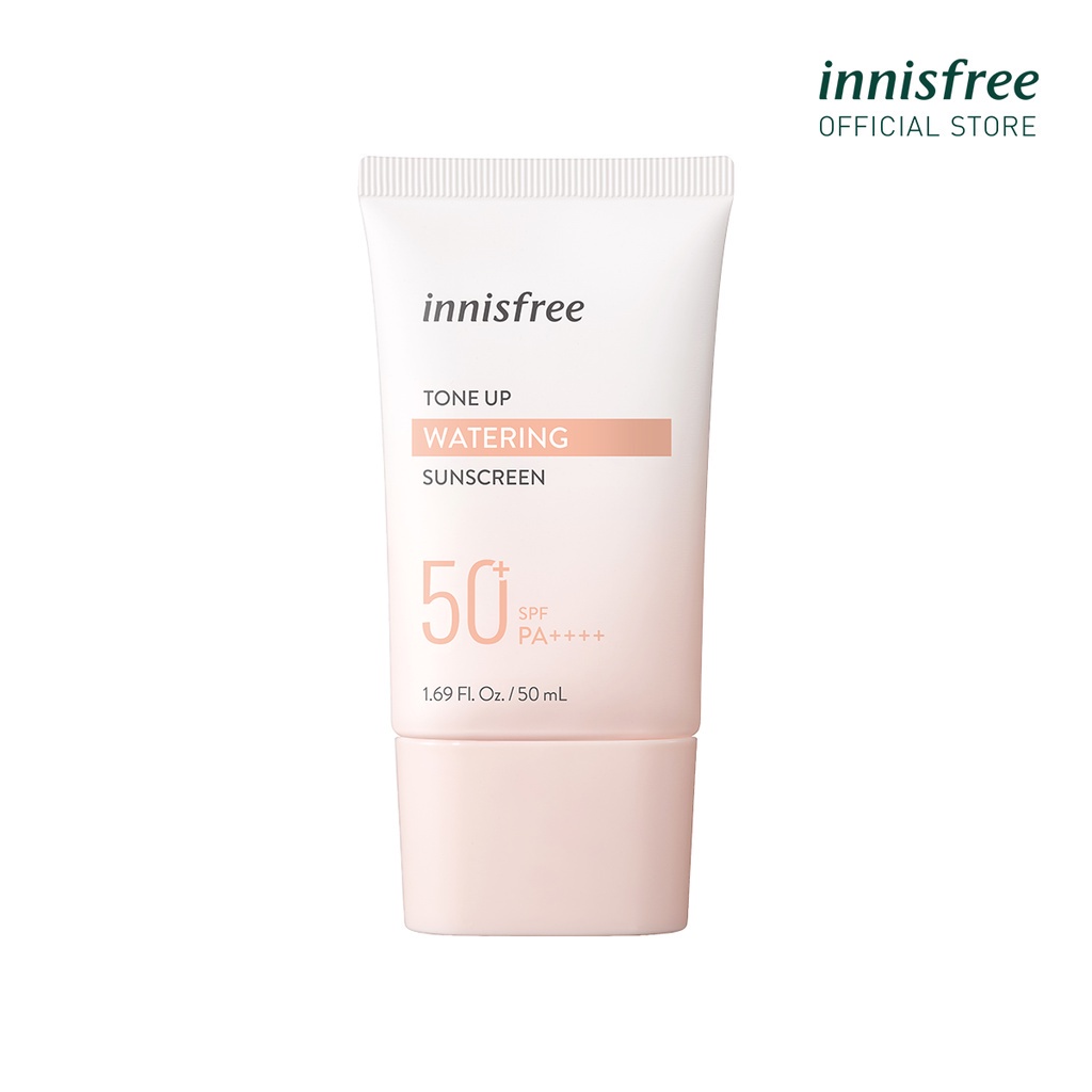 Kem chống nắng nâng tông innisfree Tone Up Watering Sunscreen SPF 50+ PA++++ 50ml