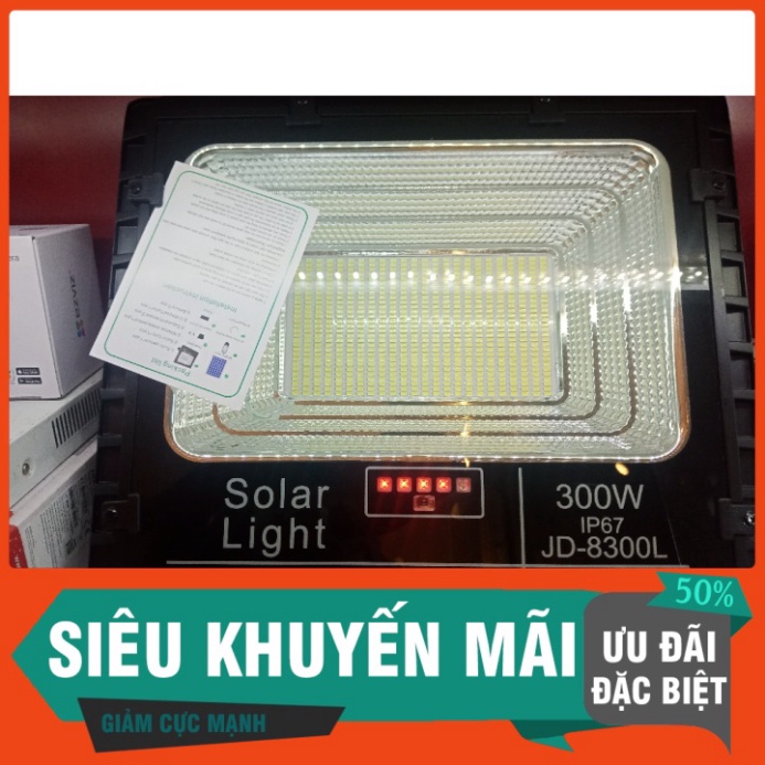 Đèn năng lượng mặt trời jd 8300-300w,đèn led năng lượng mặt trời-300w, đèn pha năng lượng mặt trời jd-300w,đèn mặt trời.