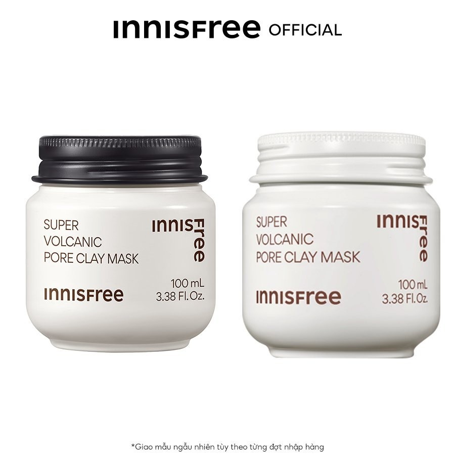 [Mã COSINNIJ - 8% đơn 250K] Siêu mặt nạ chăm sóc lỗ chân lông Innisfree Super Volcanic Pore Clay Mask 100ml (New 2023)