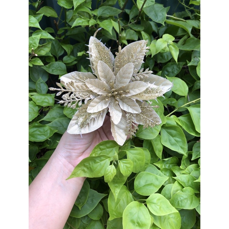 Hoa kép trạng nguyên kim tuyến trang trí cây thông, tháp oản tài lộc, trang trí đồ handmade