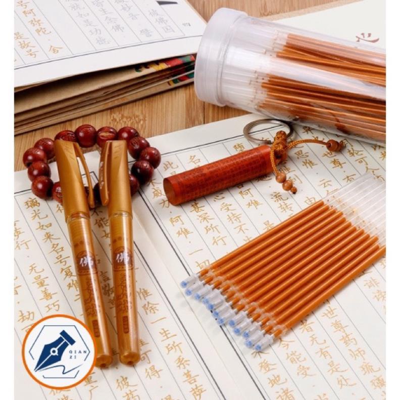 Bút line nhật bản kim tuyến chép kinh tô tranh bút viết chữ đẹp