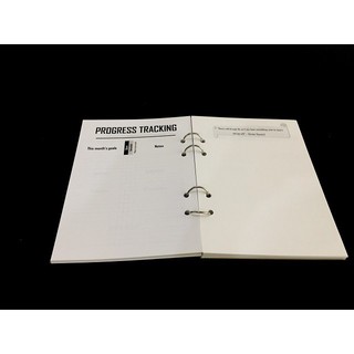 Sổ còng LANGUAGE STUDY PLANNER - MINIMALIST 14x19 cm - 180 trang