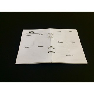 Sổ còng LANGUAGE STUDY PLANNER - MINIMALIST 14x19 cm - 180 trang
