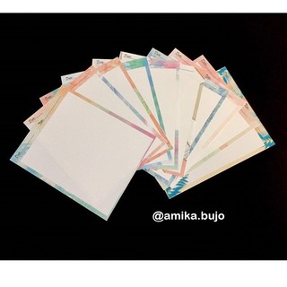 Set 45 tờ Giấy note ghi chú Đa Sắc - Colorful Notes - Giấy ô vuông (grid) - 19x24 cm (gần B5)