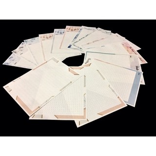 Set 45 tờ Giấy notes ghi chú / Giấy viết thư 14x19 cm (xấp xỉ A5) - COLORFUL NOTES