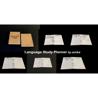[COMBO TIẾT KIỆM ĐẾN 20%] LANGUAGE STUDY SET by amika (Language Journal, Language Study Planner, sticker, bookmark)