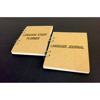 [COMBO TIẾT KIỆM ĐẾN 20%] LANGUAGE STUDY SET by amika (Language Journal, Language Study Planner, sticker, bookmark)