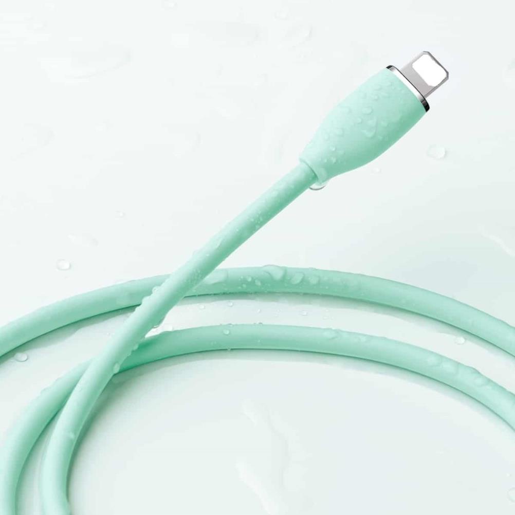 Dây sạc nhanh 20W BASEUS Silicon cáp siêu bền chống quá tải nhiệt cho iP13 11 12 14promax dài 1.2m