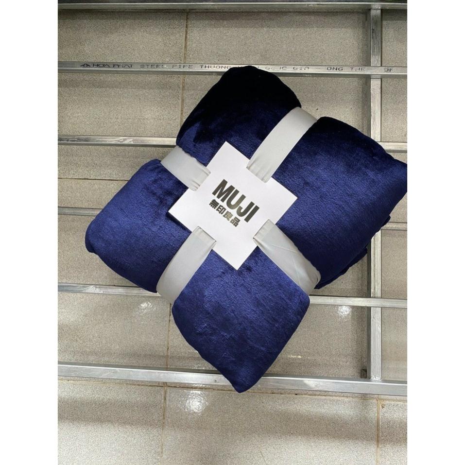 ️🔥Chăn lông nhung tuyết Muji siêu mềm mịn, mền siêu mềm mại lông thỏ cao cấp 2m3 - Màu Đỏ đô siêu xinh