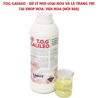 THUỐC DƯỠNG HOA TƯƠI LÂU TOG Galileo Israel - chai 1 lít giành cho nhà vườn