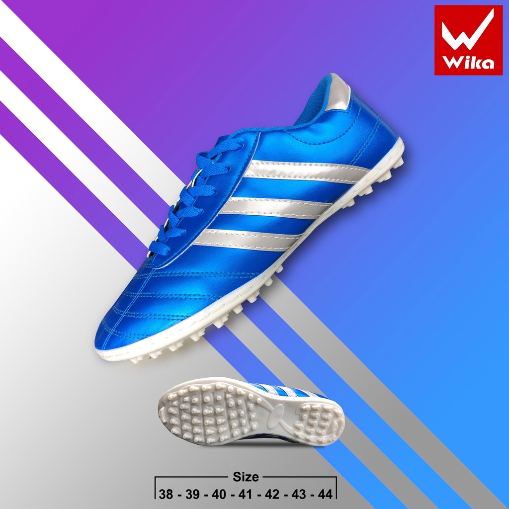 Giày Đá Bóng 3 Sọc Wika Chính Hãng, Giày Bóng Đá Wika 3 Sọc Đá Bóng Sân Cỏ Nhân Tạo
