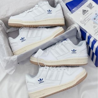 [BÔNG STORE] GIÀY ADI.DAS FORUM 84 LOW WHITE B.LUE TRẮNG XANH DA NHĂN SC [ FREESHIP + BOX ] giày das forum 84 trắng xanh