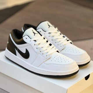 [BÔNG STORE Giày thể thao trắng gót đen thấp cổ hàng cao cấp giày jd trắng gót đen bản cap cấp nam nữ