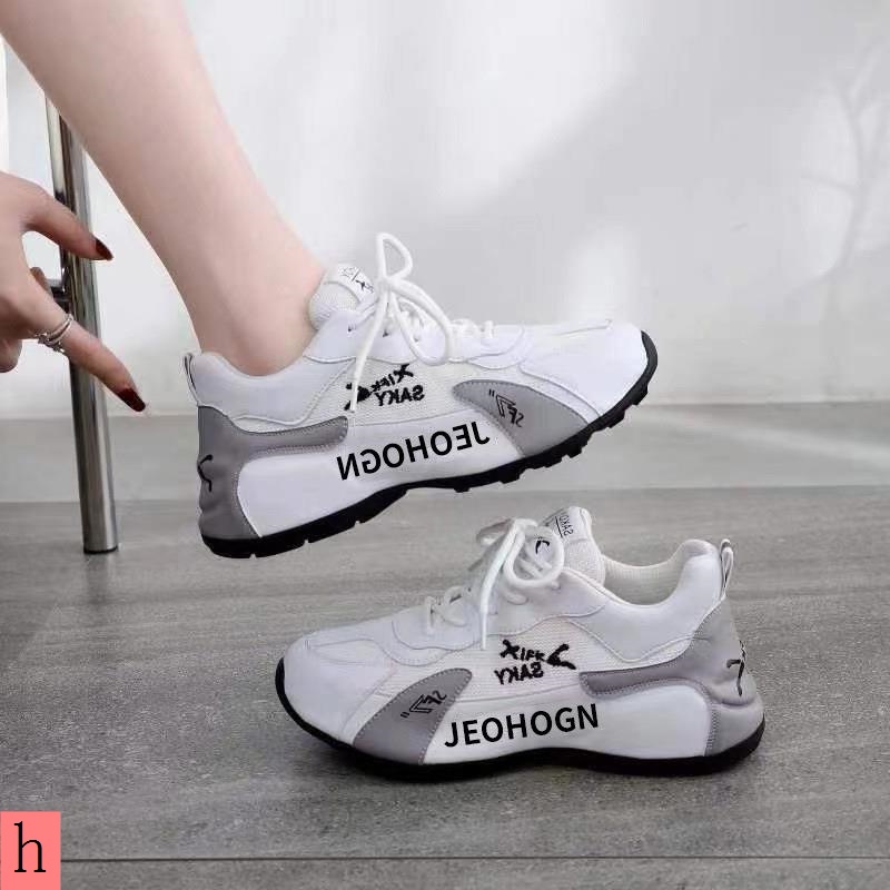 Giày Thể Thao Bằng Da Thật Đế Dày Chống Mòn Thoáng Khí Thời Trang Mùa Xuân 2023 Cho Nữ