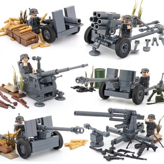 Wowii Mô Hình lego Quân Đội Liên Xô Trong Máy Bay cannon cannon