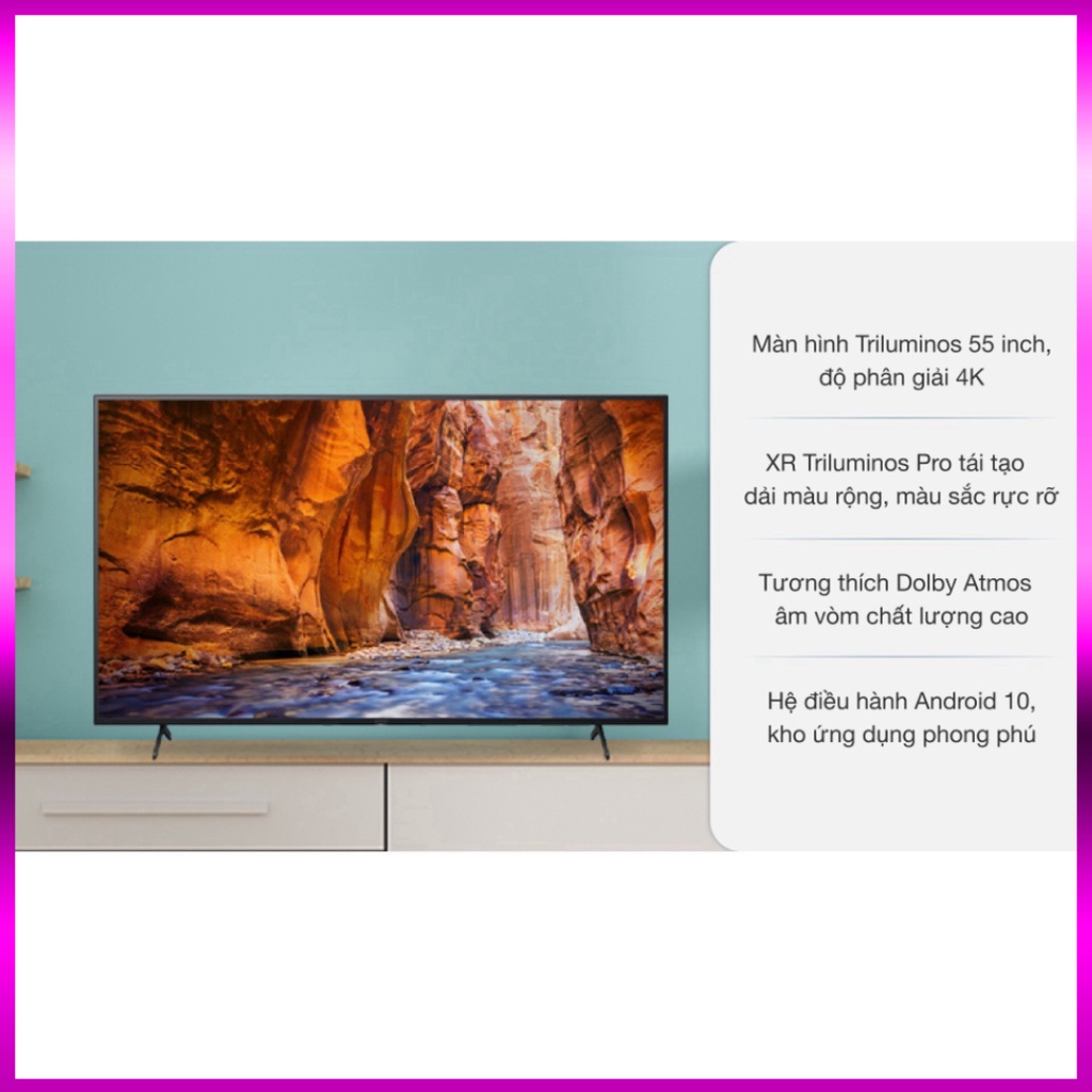 Smart Tivi Sony 55 Inch 4K UHD KD-55X80AJ &lt; Chính hãng BH:24 tháng tại nhà toàn quốc&gt; - SỐ LƯỢNG CÓ HẠN