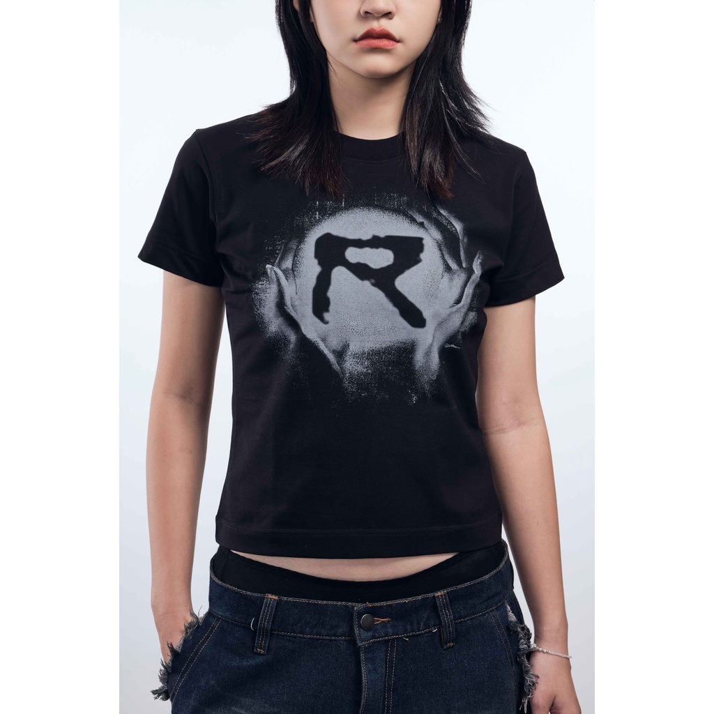 Áo thun nữ baby tee HANOI RIOT T0211