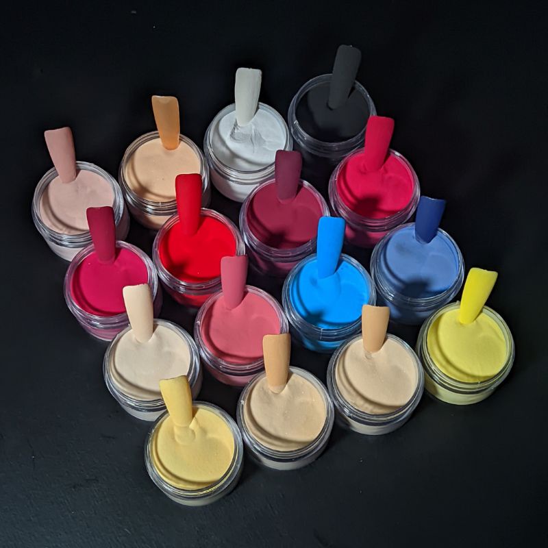 Bột nail 5 in 1 (Đắp bột, vẽ nổi, nặn hoa, nhúng dipping, ombre) *Màu 81 - 93*