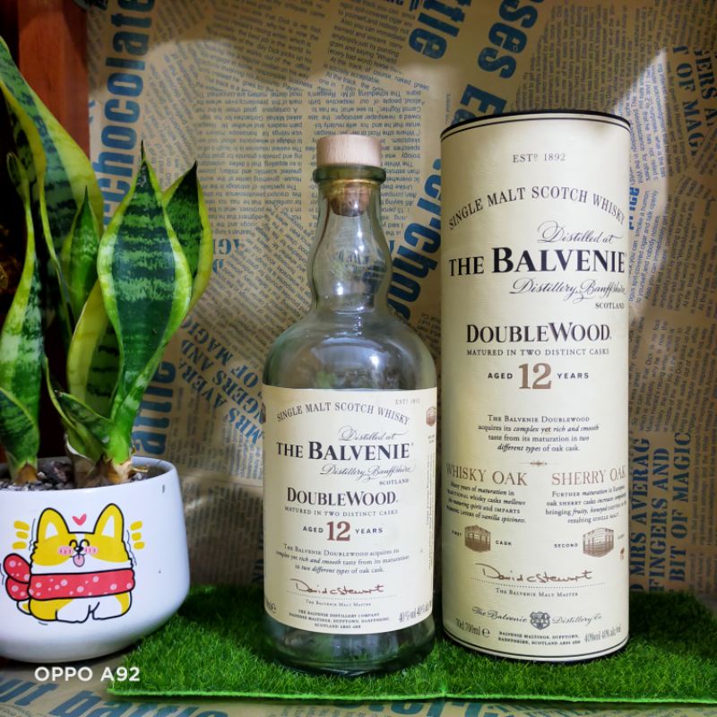 VỎ CHAI rượu ngoại BALVENIE, FULL BOX [RỖNG]