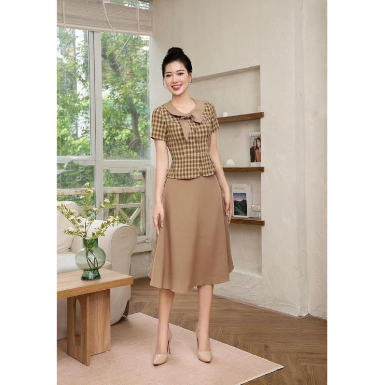Set công sở có nơ xinh xắn