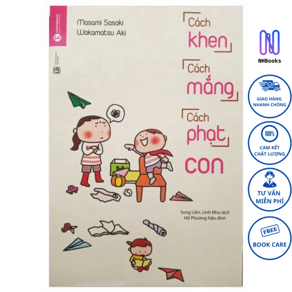 Sách Thái Hà - Cách Khen, Cách Mắng, Cách Phạt Con - NHBOOK - AZBook