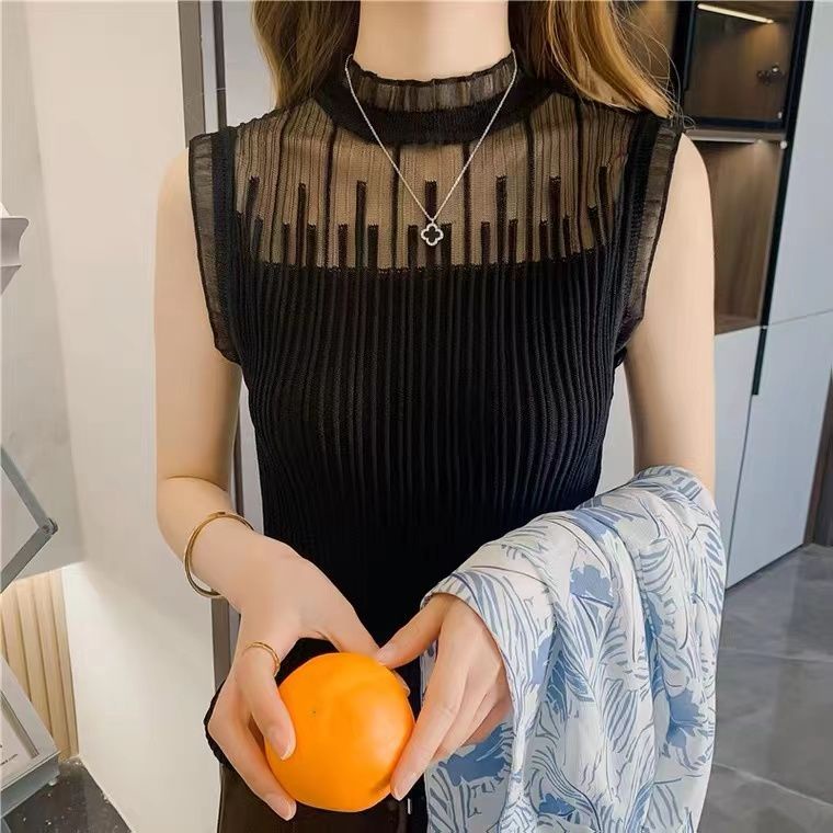 Áo Hai Dây Dệt Kim Cao Cấp Thời Trang Bốn Mùa Mới Cho Nữ