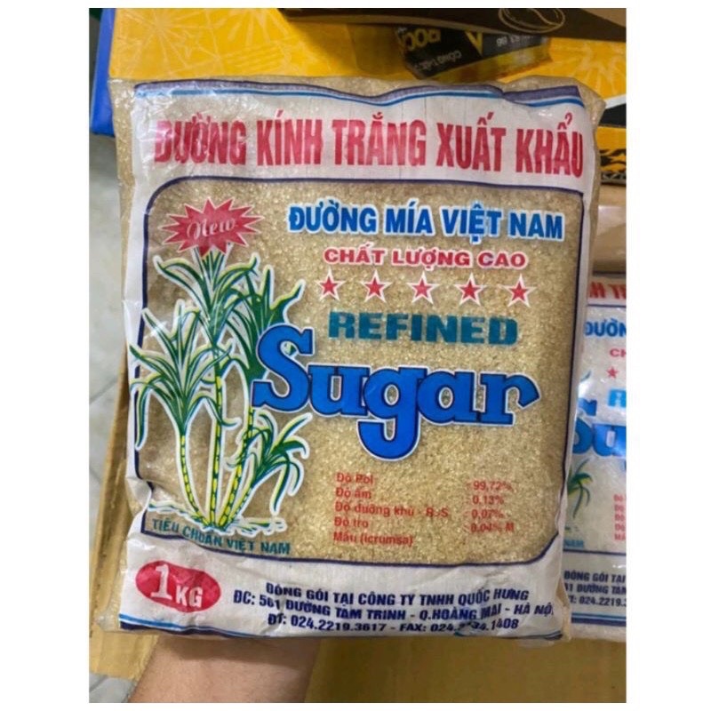 Đường Kính Xuất Khẩu Trắng/Vàng túi 1kg