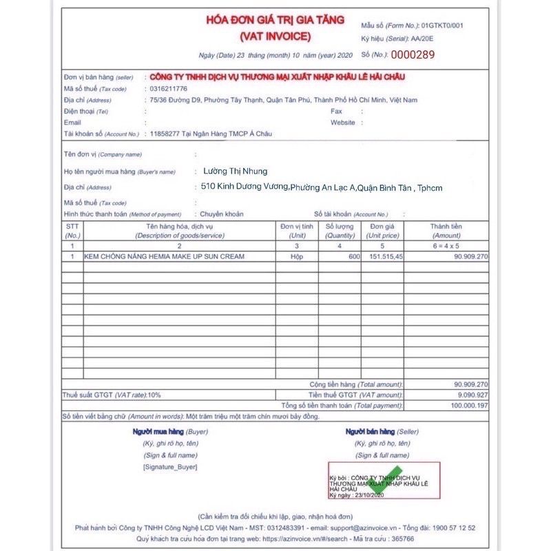 Kem Chống Nắng Hemia Chính Hãng