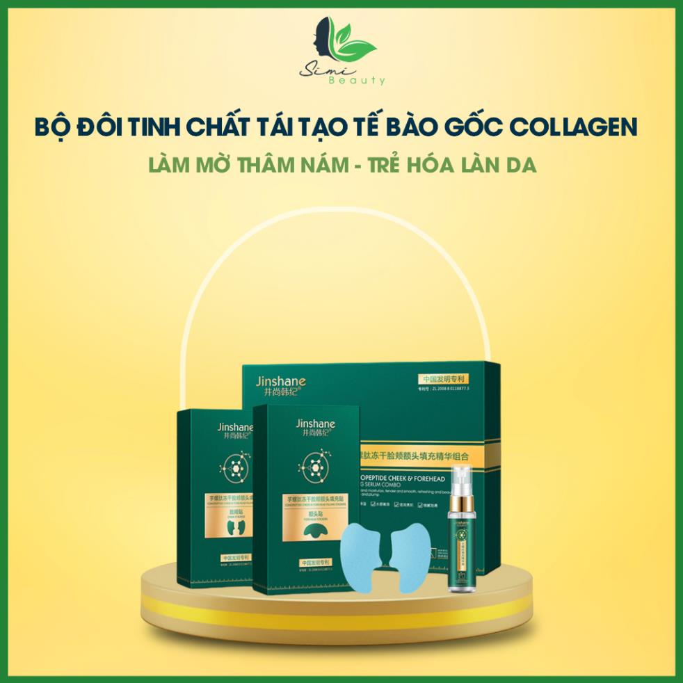 Tinh chất tái tạo tế bào gốc Collagen Jinshane - Jinshane làm mờ nếp nhăn, trẻ hóa làn da,mờ thâm nám tàn nhang