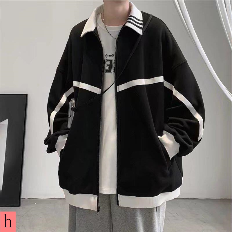 Áo Khoác Bóng Chày Dáng Rộng Thời Trang Hàn Quốc Cao Cấp Cho Nam