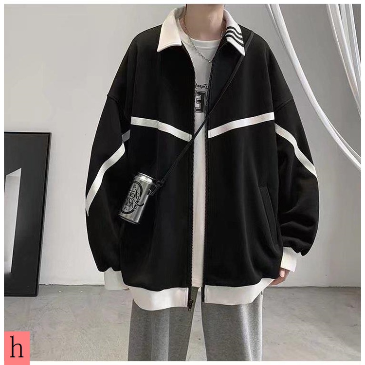 Áo Khoác Bóng Chày Dáng Rộng Thời Trang Hàn Quốc Cao Cấp Cho Nam