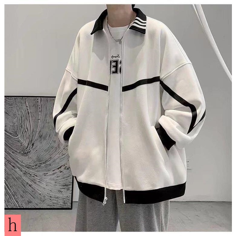 Áo Khoác Bóng Chày Dáng Rộng Thời Trang Hàn Quốc Cao Cấp Cho Nam