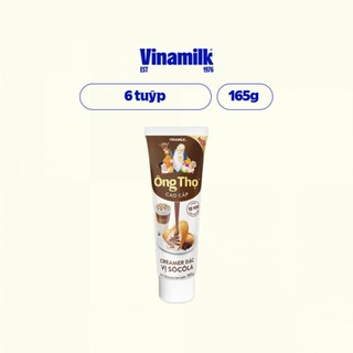 6 tuýp sữa đặc có đường ông thọ vị socola - tuýp 165g