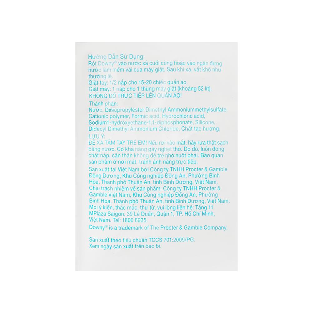 Nước xả cho bé Downy kháng khuẩn dịu nhẹ túi 1.45 lít