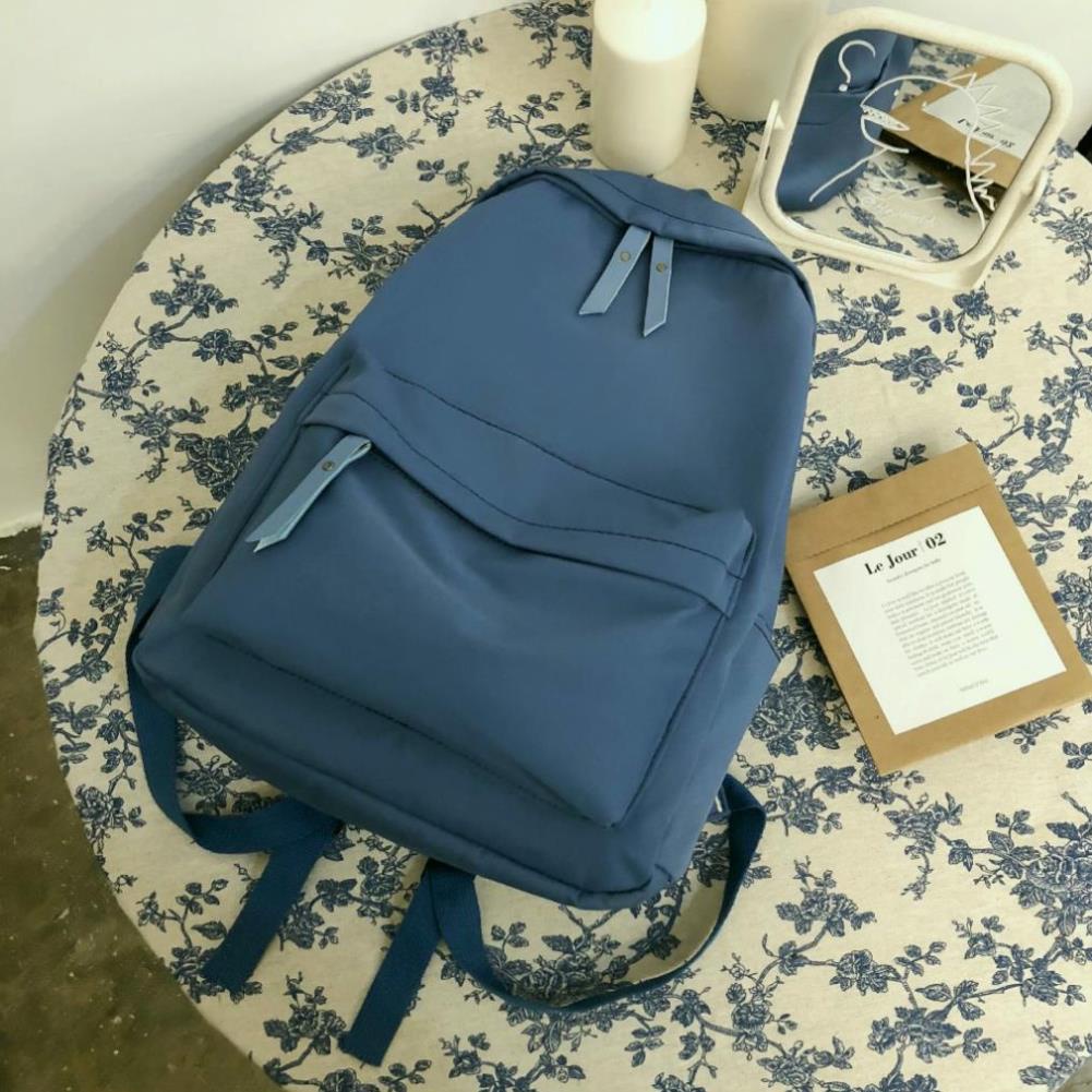 Balo nữ balo nam giá rẻ thời trang đi học đựng laptop phong cách basic ulzzang BL3