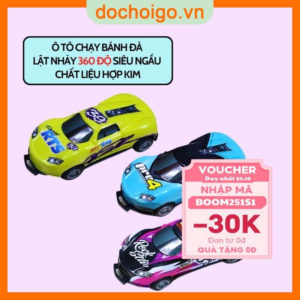 Ô tô đồ chơi trẻ em cho bé trai bé gái lật nhảy 360 độ giúp phát triển trí tuệ dochoigo.vn