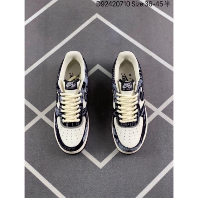 Giày sneaker AF1 Họa Tiết Đen Trắng Hot trend nam nữ, Giày AF1 full màu 2023