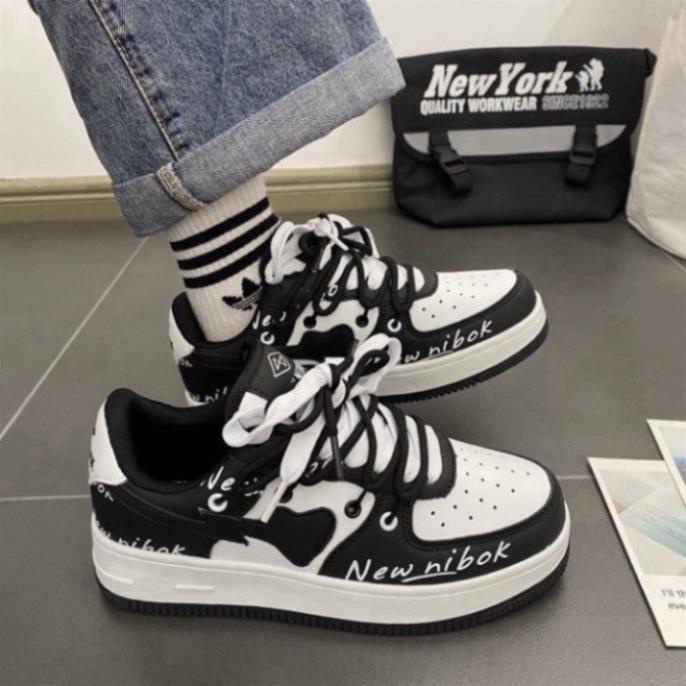 Giày sneaker AF1 Họa Tiết Đen Trắng Hot trend nam nữ, Giày AF1 full màu 2023