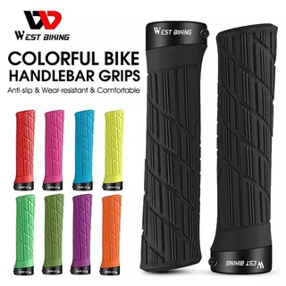Tay nắm cao su xe đạp chống trượt West Biking T1