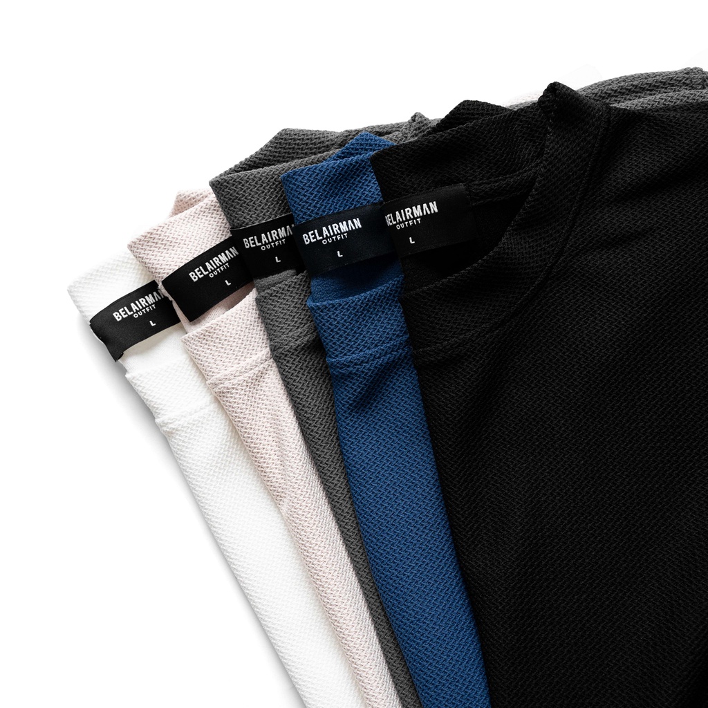 Áo thun nam nữ cổ tròn COVAN BELAIRMAN vải Cotton co giãn, thấm hút mồ hôi, chuẩn form - BELAIRMAN