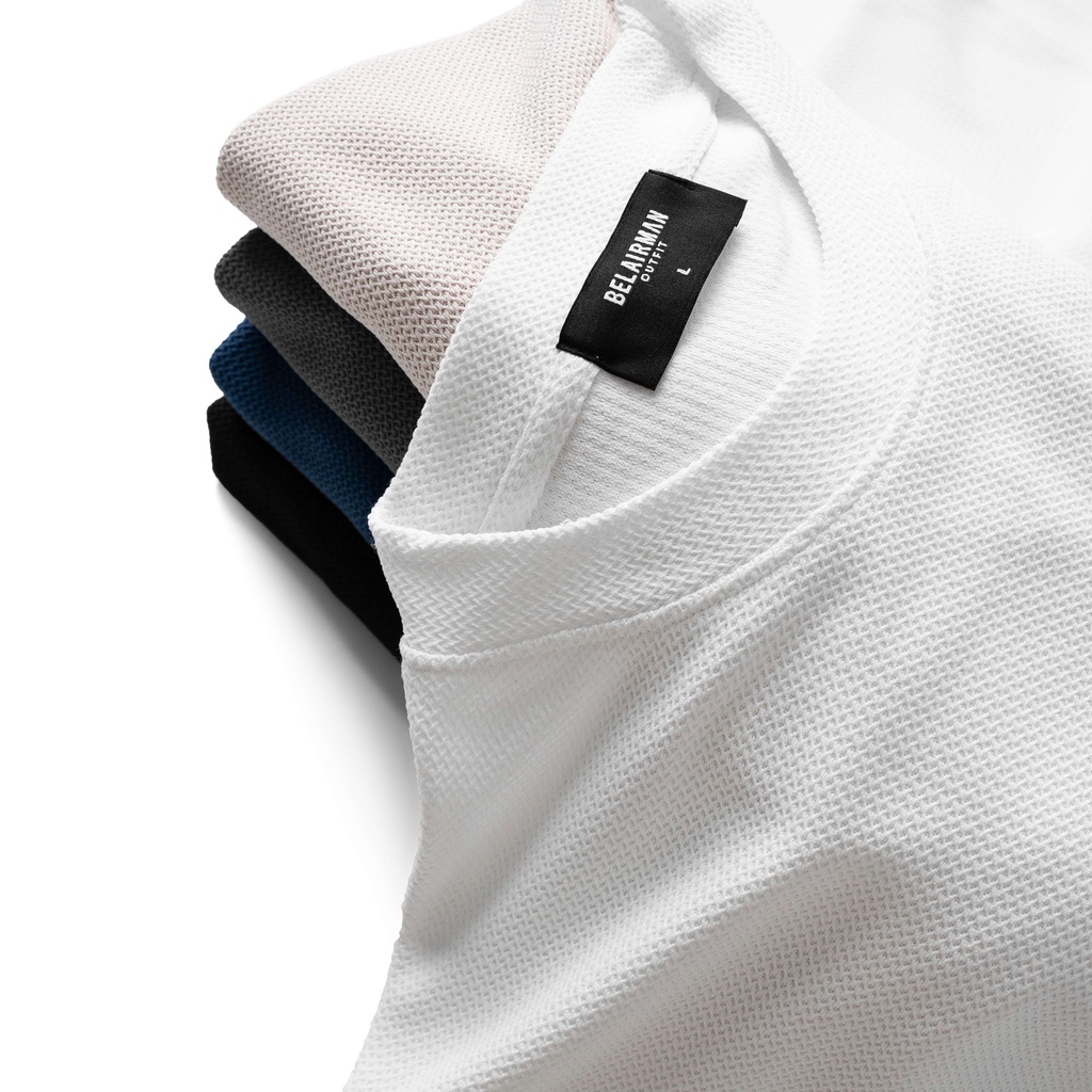 Áo thun nam nữ cổ tròn COVAN BELAIRMAN vải Cotton co giãn, thấm hút mồ hôi, chuẩn form - BELAIRMAN