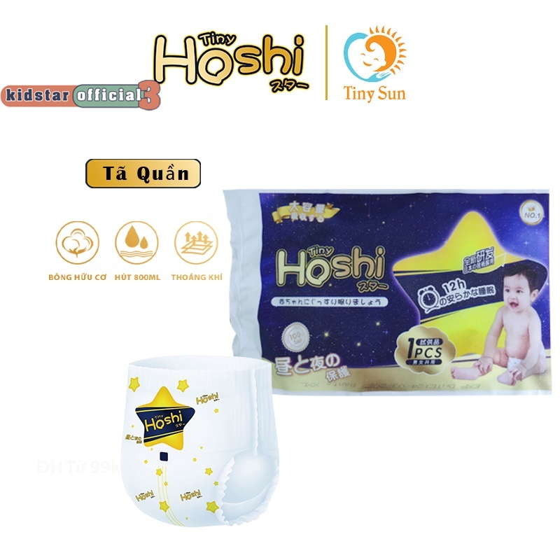 FREE SHIP Miếng dùng thử bỉm tiny hoshi, bỉm chính hãng