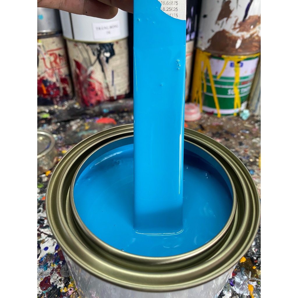 Sơn Màu Xe Máy Tự Chọn  Đóng Lon 1Kg