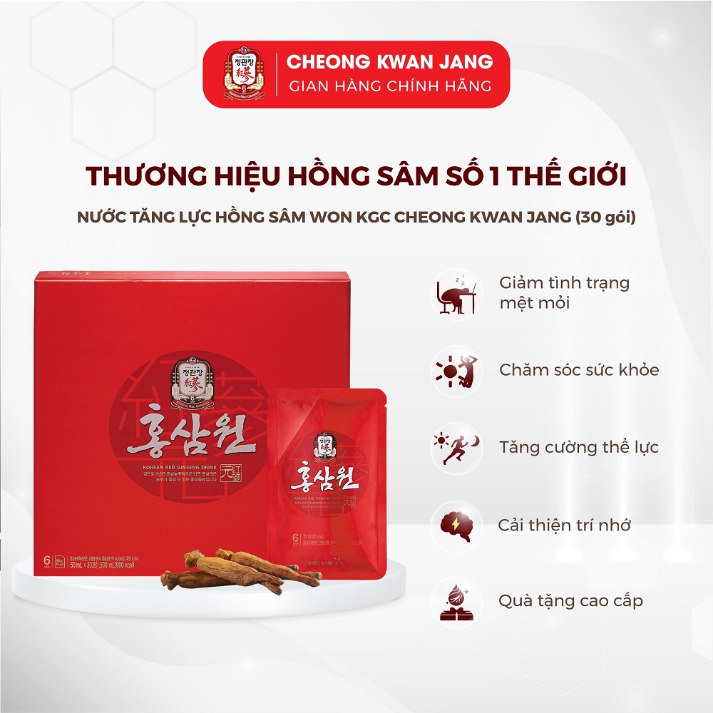 Nước Hồng Sâm Won KGC Cheong Kwan Jang (70ml x 30 gói)