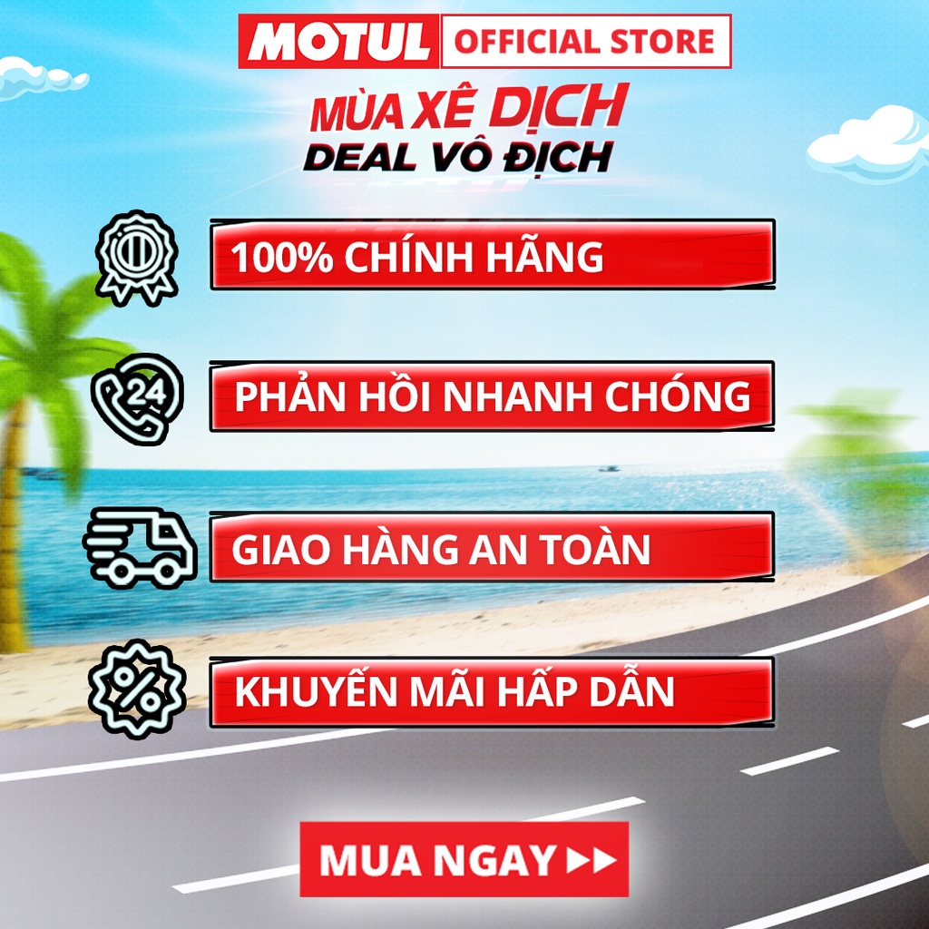 Dầu nhớt xe máy MOTUL 5100 4T 10W30 0.8L