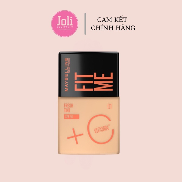 Kem Nền Fit Me Tint C Tươi Mướt Chống Nắng với Vitamin C & SPF50 Maybelline New York Fit Me Fresh Tint 30ml