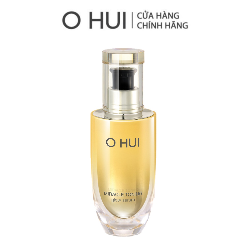 Tinh chất sáng da căn bóng chứa AHA/PHA giúp da săn chắc rạng rỡ Ohui Miracle Toning Glow Serum 50