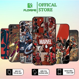 Ốp lưng samsung s21 , s21 fe , s21 plus , s21+ marvel - chính hãng floveme, silicon cao cấp